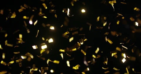 Gold Confetti Celebration Effects